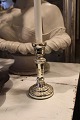 Fine old French 
candlestick in 
Mercury silver. 

Height: 19.5 
cm.