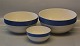 Royal 
Copenhagen 
Aluminia 
Faience 
Bowl 10 x 22 
cm dkr 375
Medium bowl ca 
9 x 20 cm OUT
Small ...