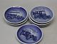 Royal 
Copenhagen 
Miniplates with 
Veteran Cars - 
Old Autos 8 cm 
In mint and 
nice ...