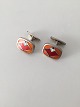 Georg jensen Naja Salto Sterling Silver Cuff Links