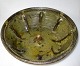 Large antique 
pate / baking 
tin, green 
glazed, 19th 
century. H .: 
9.5 cm. Dia .: 
29.5 cm.