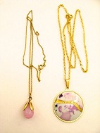 Gold plated necklaces