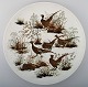 Nils Thorsson, 
Royal 
Copenhagen 
large 
earthenware/faience 
dish with 
pheasants # 
1066/5371.
In ...
