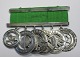 Shoot medals in 
silver, 
Centrum, 
Aarhus, 20th 
century. With 
green ribbon. 
Medals include 
to be ...