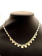 14 carat gold necklace sold