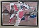 Troelstrup, 
Bjarne Winther 
(1934 -) 
Denmark: 
Collage. Paper 
Collage. 
Signed. Bj. W. 
Troelstrup ...