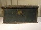 Swedish common box dated 1835. with lock and keyH.16,5cm L.35cm. W.22.5cm.