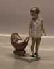 Royal Copenhagen figurine  5194 RC Girl with pram 16 cm Hanne Varming 
