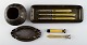 Just Andersen pen tray (1826), vase, small dish (D121) and a range of utensils.