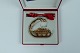 Georg Jensen Christmas Mobile 1995Made of brass with 24 carat goldWith original red ...