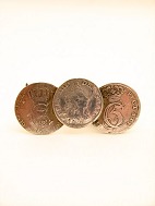 Brooch of 3 skillings coins