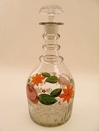 Decanter Rose painted sold