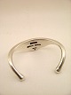 Sterling silver Bent K  bangle sold