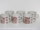 Nymolle art 
pottery, Bjorn 
Wiinblad. Brown 
coffee jugs 
without 
saucers.
Decoration 
number ...