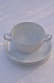Aluminia 
Faience, Royal 
Copenhagen 
soupcup with 
sauser, no. 
3081. Height 
6.5 cm. 
diameter 11.3 
...