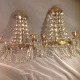 wall lamps with 
prisms.
For Candles.
Height: 39 cm. 
Width: 23 cm.
contact for 
price.
Tel. ...