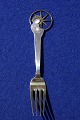 Michelsen Christmas fork 1942 of gilt silver
