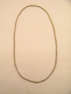 Gold-plated sterling silver necklace