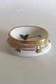 Early Royal 
Copenhagen 
Flora Danica 
Salt Dish No 
3557 from 
1870's. Latin 
Name Pingvicola 
alpina ...