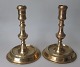 Pair of Næstved 
candlesticks, 
19th century. 
Denmark. Brass. 
Round feet and 
profiled 
strain. H .: 
...