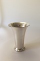 Georg Jensen Hammered Silver Vase from 1929