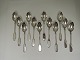 Russian Dessert 
spoons. Silver 
(84). 12 
pieces. Length 
18 cm.