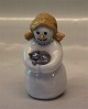 Royal Copenhagen figurine 0018 RC Snowman, Mother with cat 11 cm (1249018) Allan 
Therkelsen
