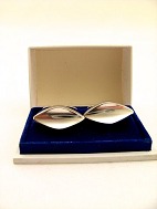 Sterling silver Bent Knudsen cufflinks