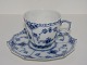 Royal 
Copenhagen Blue 
Fluted Full 
Lace, small 
demitasse cups 
with matching 
...