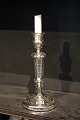 1800 Century 
candlestick in 
mercury glass. 
Height: 25,5cm.