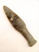Danish Stone Age flint dagger fishtail L. 18 cm. B. 4,2 cm. No. 245 198