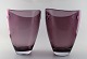 A pair of large 
Scandinavian 
art glass vases 
in purple.
In perfect 
condition.
Measuring 22.5 
x ...