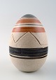 Rare Kähler, HAK, glazed stoneware egg.
