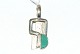 Pendants with 
green stones 9 
carat
  Stamp: 375
  Length 31 
mm.
  Beautiful 
and well ...