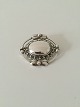 Georg Jensen 
Sterling Silver 
Broche No 91. 
Måler 4,1 cm x 
4,8 cm  Vejer 
18 g