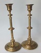 Pair of Danish 
brass 
candlesticks, 
about 1880. H 
.: 25 cm.