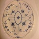 Blue painted - 
Fluted Bowl ..
 Bing & 
Grondahl
 B & G no. 18
 Length: 25 
cm. Width: 17 
cm.
 ...