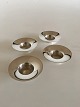 Set of 4 Georg 
Jensen Sterling 
Silver 
Candlesticks 
designed by 
Nanna Ditzel No 
1112. Measures 
...