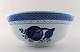 Large Tranquebar / Trankebar salad bowl from Royal Copenhagen / Aluminia.
Decoration number 11/958.