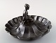 Rare Just Andersen Art Deco metal dish with female figure, number D63.