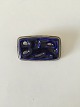 Royal 
Copenhagen A. 
Dragsted Jais 
Nielsen 
Sterling Silver 
and Porcelain 
Brooch. 
Measures 5x3cm 
...