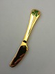 Georg Jensen Annual Knife 1979 in gilded Sterling Silver with enamel