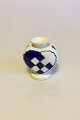 Aluminia Christmas Heart vase Blue