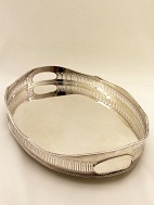 Silver plated English gallery tray sold