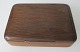 F. Hingelberg, 
Aarhus, 
Denmark, 
cigarette case 
in bog oak, 
1950 - 1960. 
Silver inlay in 
the lid ...