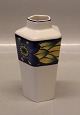 Five-sided vase 
15 cm Royal 
Copenhagen 
Faience Blue 
Pheasant Chr. 
Joachim 
Aluminia