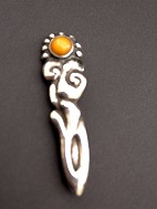 830 silver Art Nouveau brooch