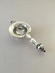 Danish Gran & Laglye Silver Tea strainer with Amethyst