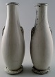 A pair of large Kähler, Denmark, glazed stoneware vases, 1930s.
Designed by Svend Hammershoi.
