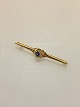 Georg Jensen 
18K Gold Brooch 
with Synthetic 
Saphire No 281
Measures 5.8 
cm / 2 9/32 in. 
x 1 ...
